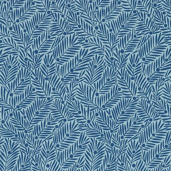 Обои Morris 217349 Yew & Aril Indigo