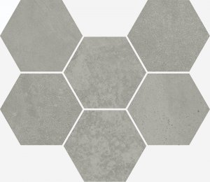 TERRAVIVA GREY MOSAICO HEXAGON