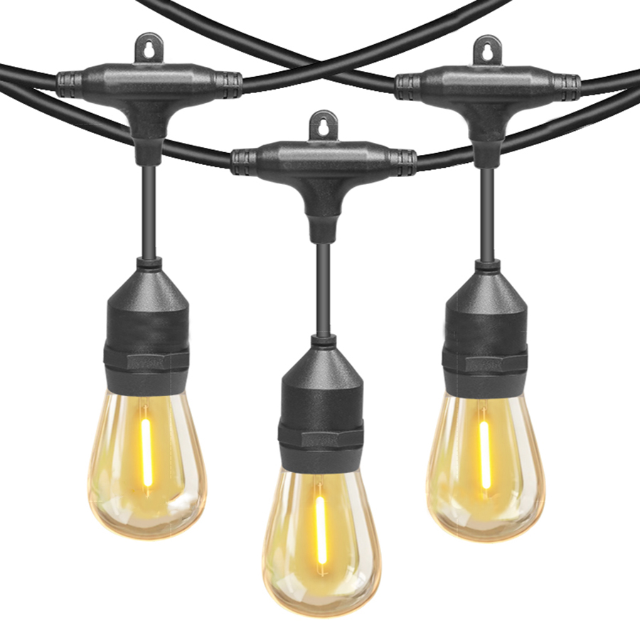 Гирлянда Белт Лайт General Gen-Beltlight-W-10M-20E27-IP65 Black 663011