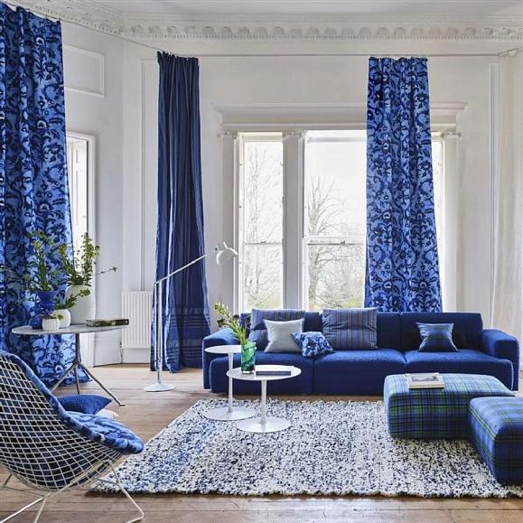 Ковер Designers Guild RUGDG0828 Fontenoy Indigo 160 x 260 см