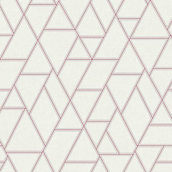 Обои York GR5913 Pathways White/Crimson
