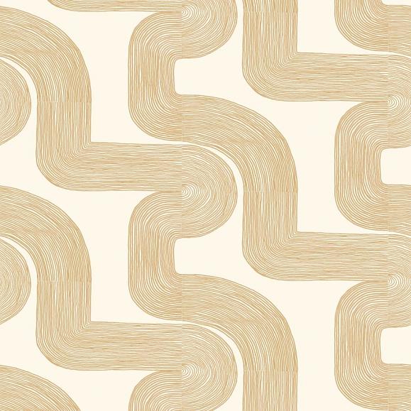 Панно Caselio 104771005 Curving Lines Beige