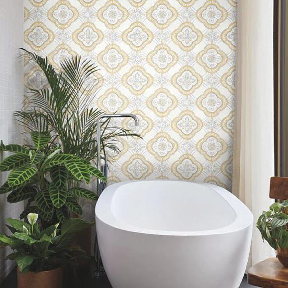 Обои York GO8215 Garden Trellis Ochre