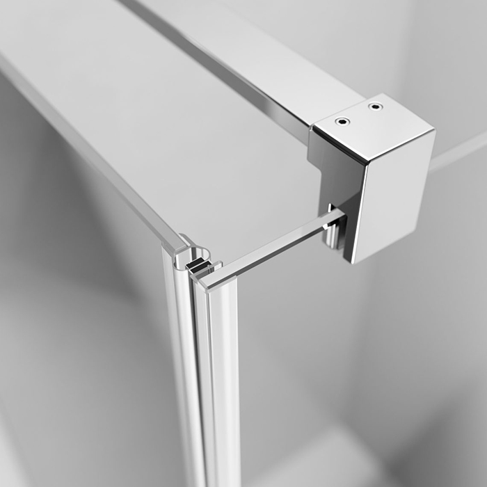 Radaway Nes KDJ Боковая стенка 100см, стекло прозрачное, покрытие Easy Clean, профиль: хром