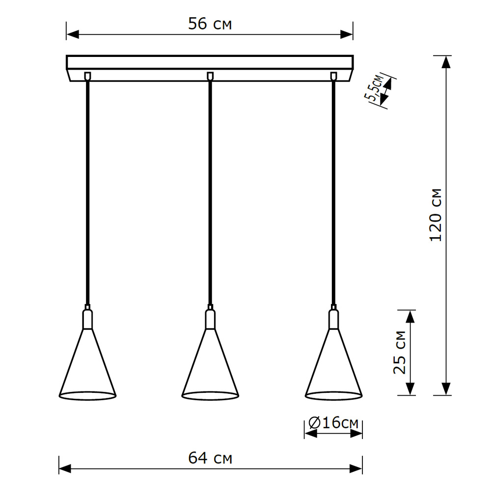 Подвесной светильник LightHall Glaro LH012092