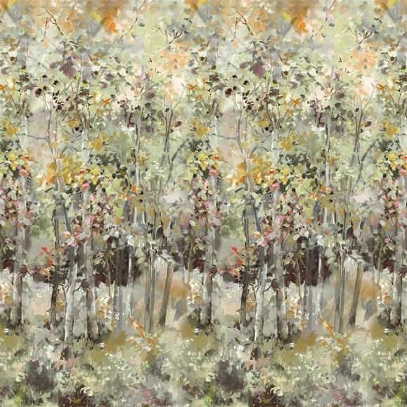 Панно Designers Guild PDG1175/01 Bois De Bouleau Scene 1 Sepia