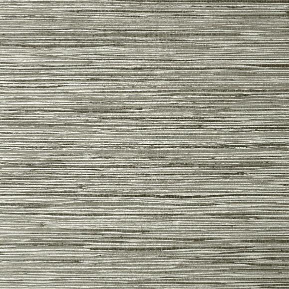 Обои Thibaut T75120 Jindo Grass Charcoal / Metallic Silver