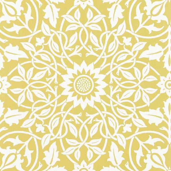 Обои Morris 217078 St James Ceiling Sunflower
