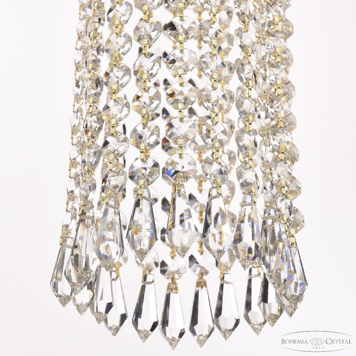 Каскадная люстра Bohemia Ivele Crystal 77321/50-150 G