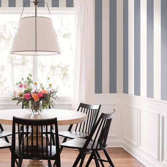 Обои York CV4443 Awning Stripe Chambray
