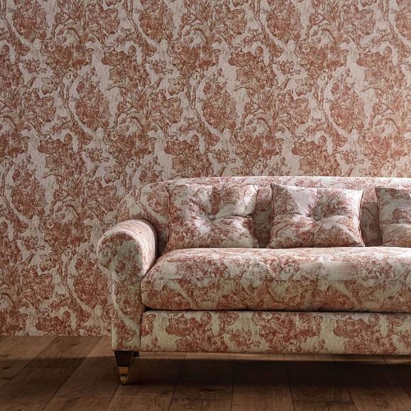 Обои Sanderson 217324 Fringed Tulip Toile Putty