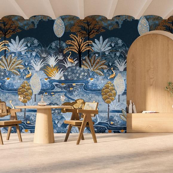 Панно Casamance 75611018 Aruba Bleu d'egypte