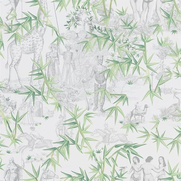 Обои Christian Lacroix PCL1006/01 Exotisme Vert Buis