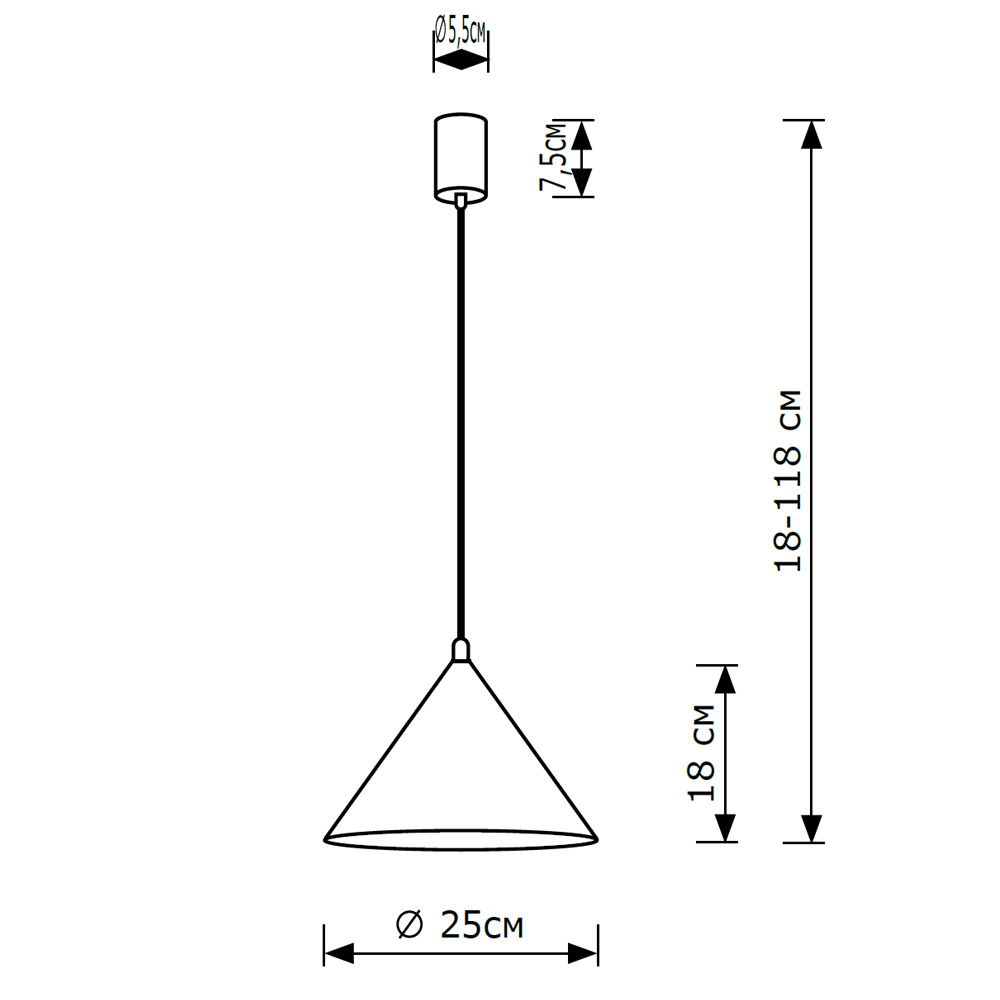 Подвесной светильник LightHall Vizor LH032062