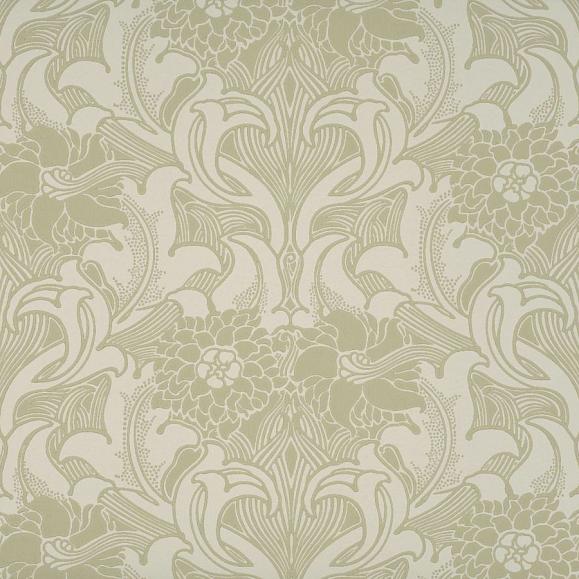 Обои Little Greene 0263DAMIRRO Dahlia Scroll Mirror