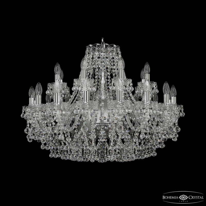 Подвесная люстра Bohemia Ivele Crystal 1409/16+8/300 Ni