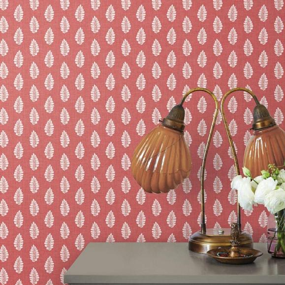 Обои York GR5966 Leaf Pendant Crimson