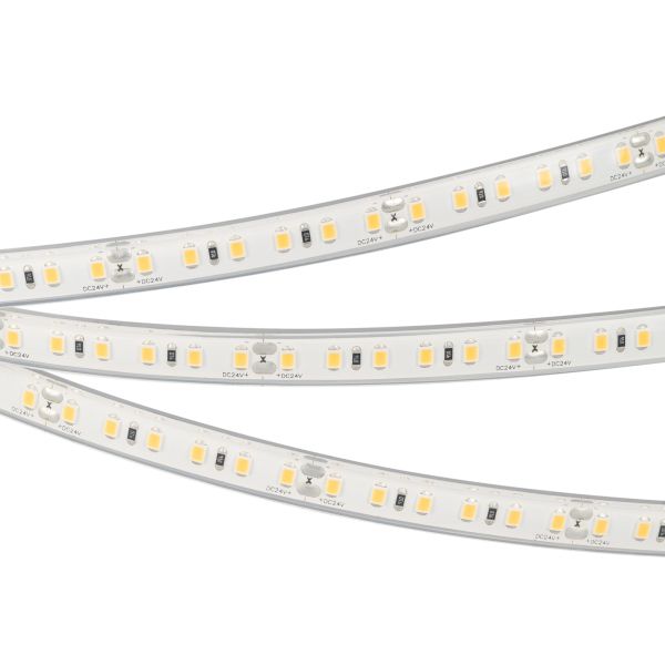 Светодиодная лента герметичная Arlight RTW-PU-A120-10.5mm 24V White6000 (16.8 W/m, IP68, 2835, 5m) 029391(2)