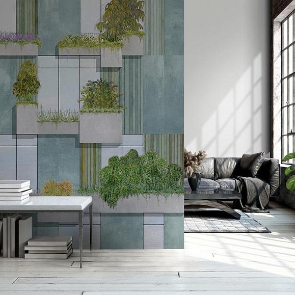 Панно Coordonne 9000062N Vertical Forest Grey
