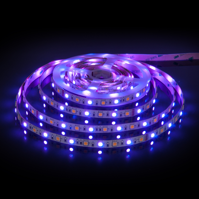 Светодиодная лента Elektrostandard 24V 14,4W 60Led 5050+5050 IP20 MIX RGB/теплый белый, 5м 4690389172250 a053728
