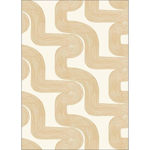 Панно Caselio 104771003 Curving Lines Beige
