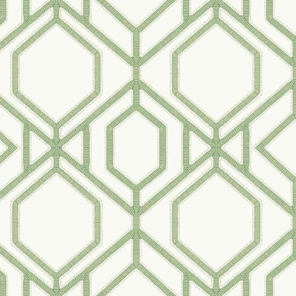 Обои York TC2631 Sawgrass Trellis Green