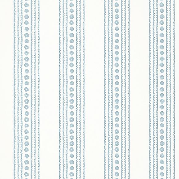 Обои Thibaut T10612 New Haven Stripe Spa Blue