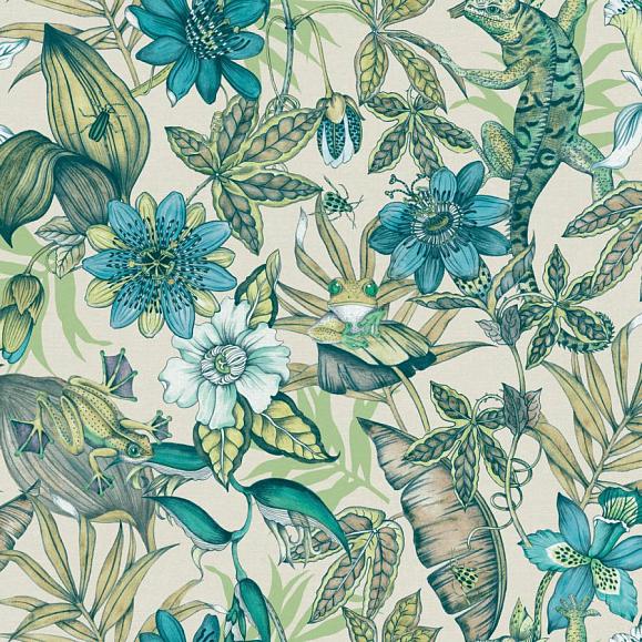 Обои York BL1705 Rainforest Cream/Green Multi