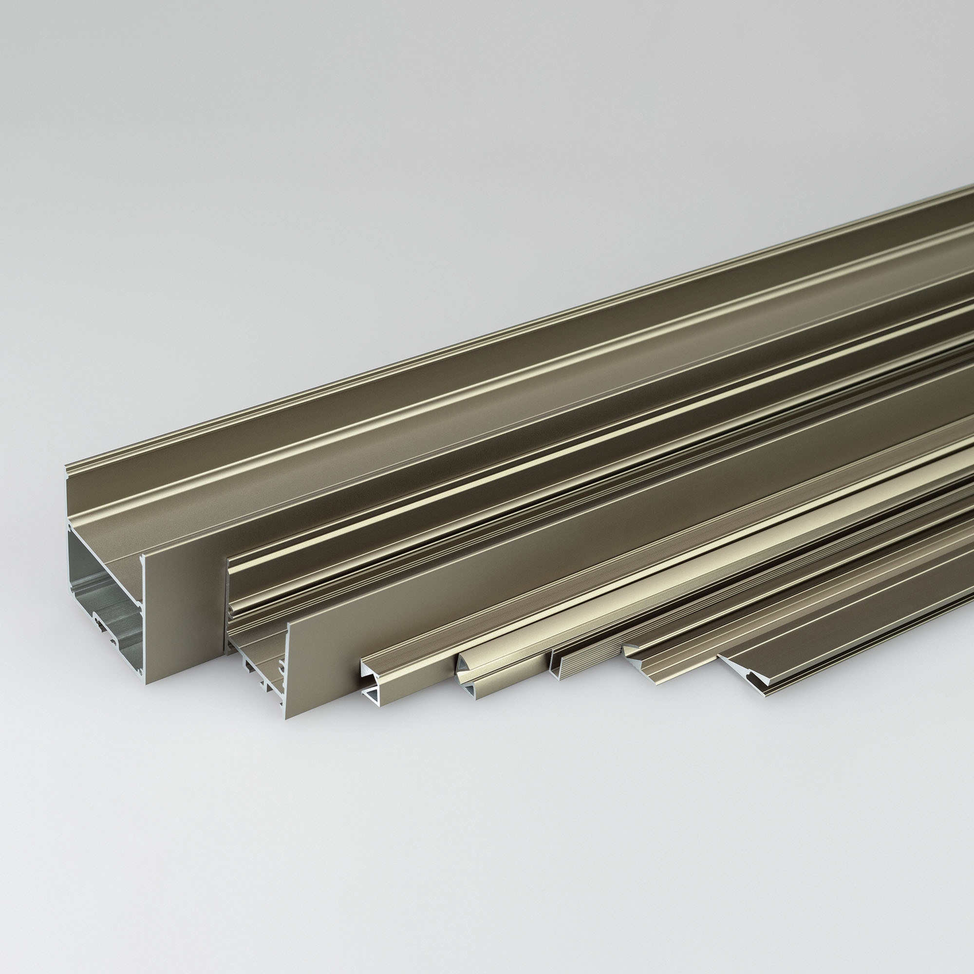 Алюминиевый профиль Arlight SL-MINI-SHELF-H8-2000 ANOD OLIVE GREY 038205