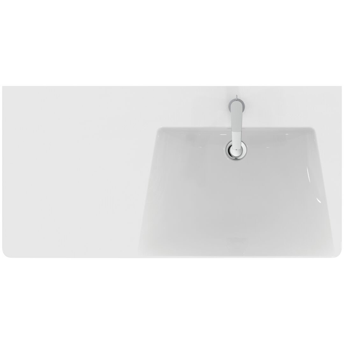 Ideal Standard La Dolce Vita Раковина 106х53.5хh14.5см, подвесная, ассиметричная, Dx, цвет: белый