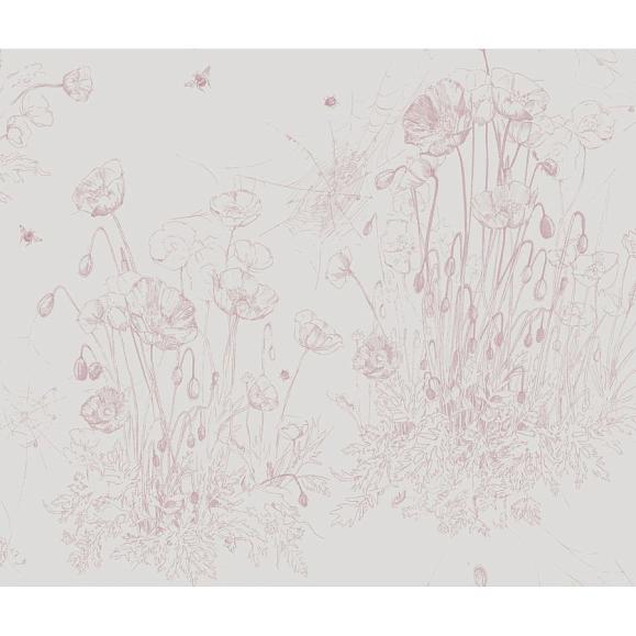 Обои Astratonova ² VI-Flp-01 Field of Poppies Beige1