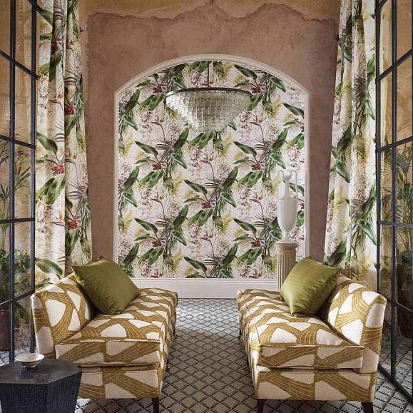 Обои Zoffany 312989 Paradise Row Evergreen