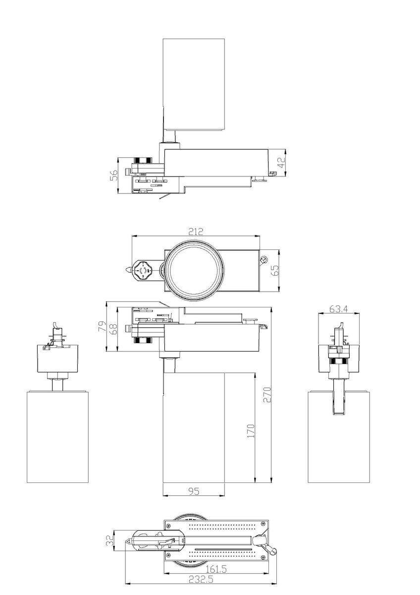 Трековый светильник ЭРА SТR-30-36-40K-B40 Б0049768