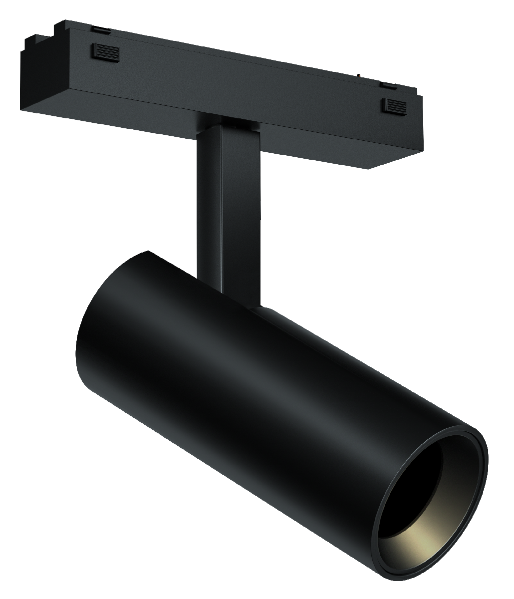 Трековый магнитный светильник iLedex Vision 4825-042-D55-18W-38DG-4000K-BK