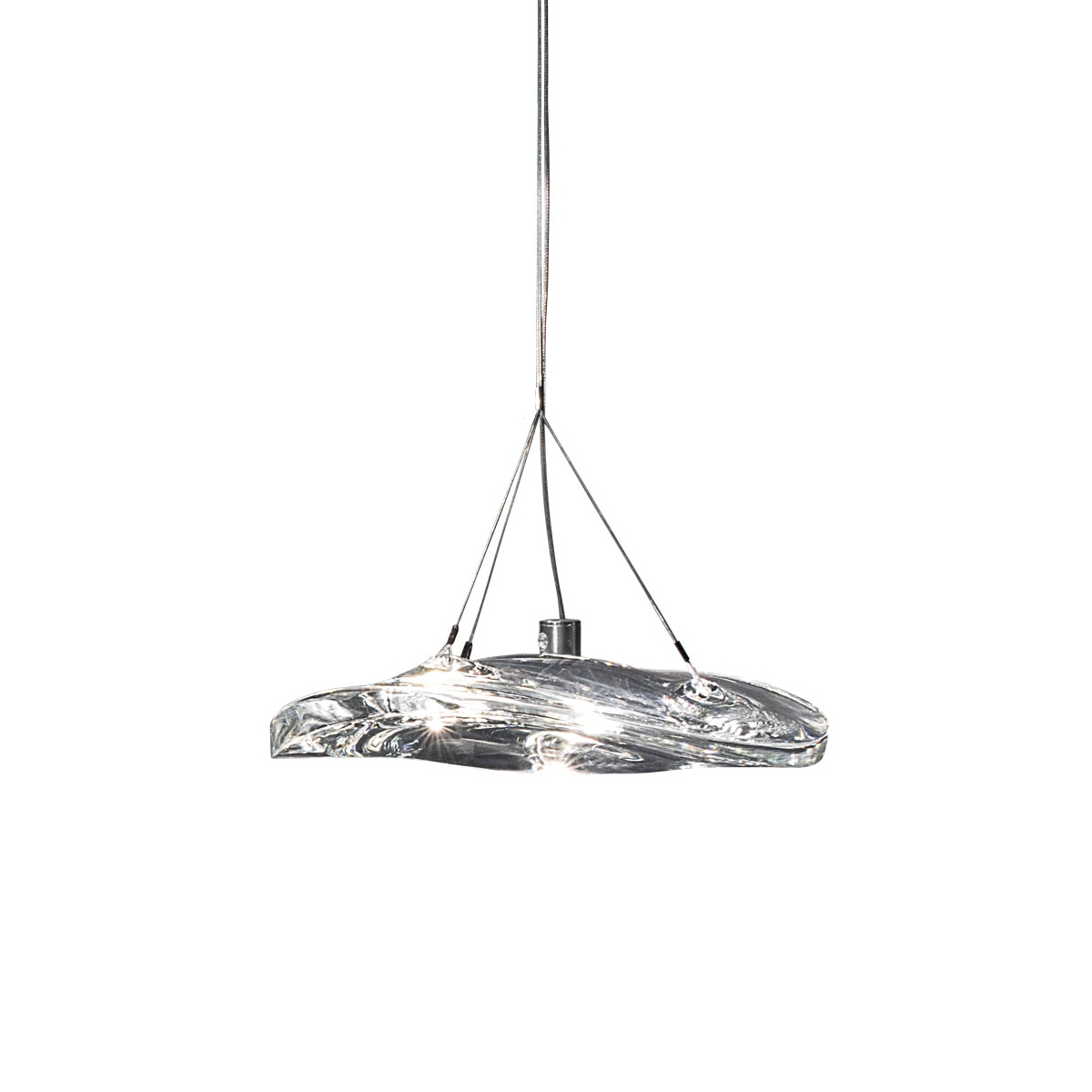 Подвесной светильник DeLight Collection Manta 2049P/D250 silver/clear