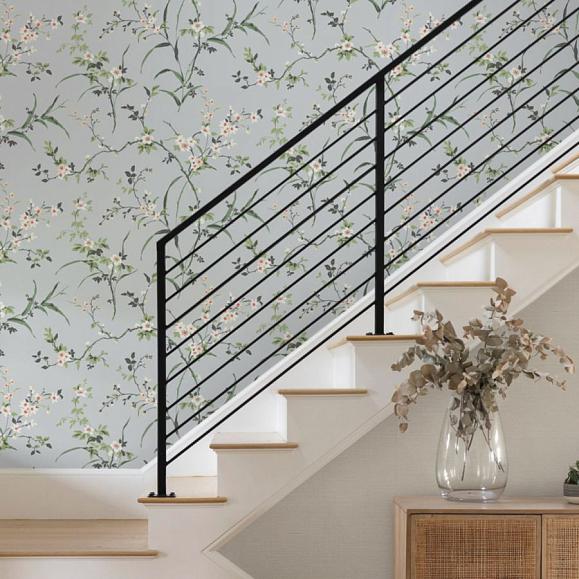 Обои York BL1743 Blossom Branches Light Grey
