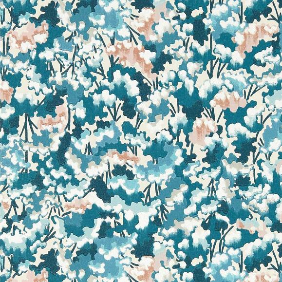 Обои Harlequin 113122 Tree Tops Midnight/Positano/Cornflower