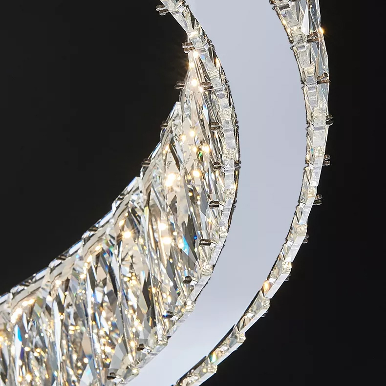 Подвесная люстра Delight Collection D8010P/2R/D800+600 silver