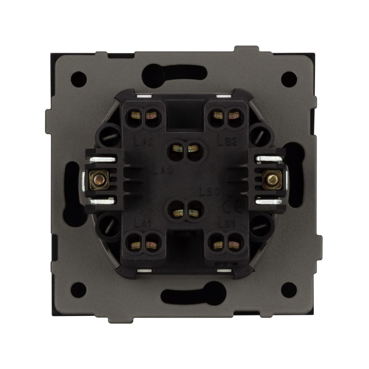 Механизм выключателя одноклавишный проходной Arlight SWT-TENDO-MKP1-SFPL-GR (230V, 10A) 054581