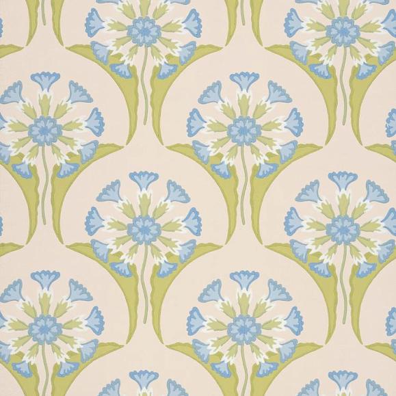Обои Little Greene 0245HEBLUEP Hencroft Blue Primula