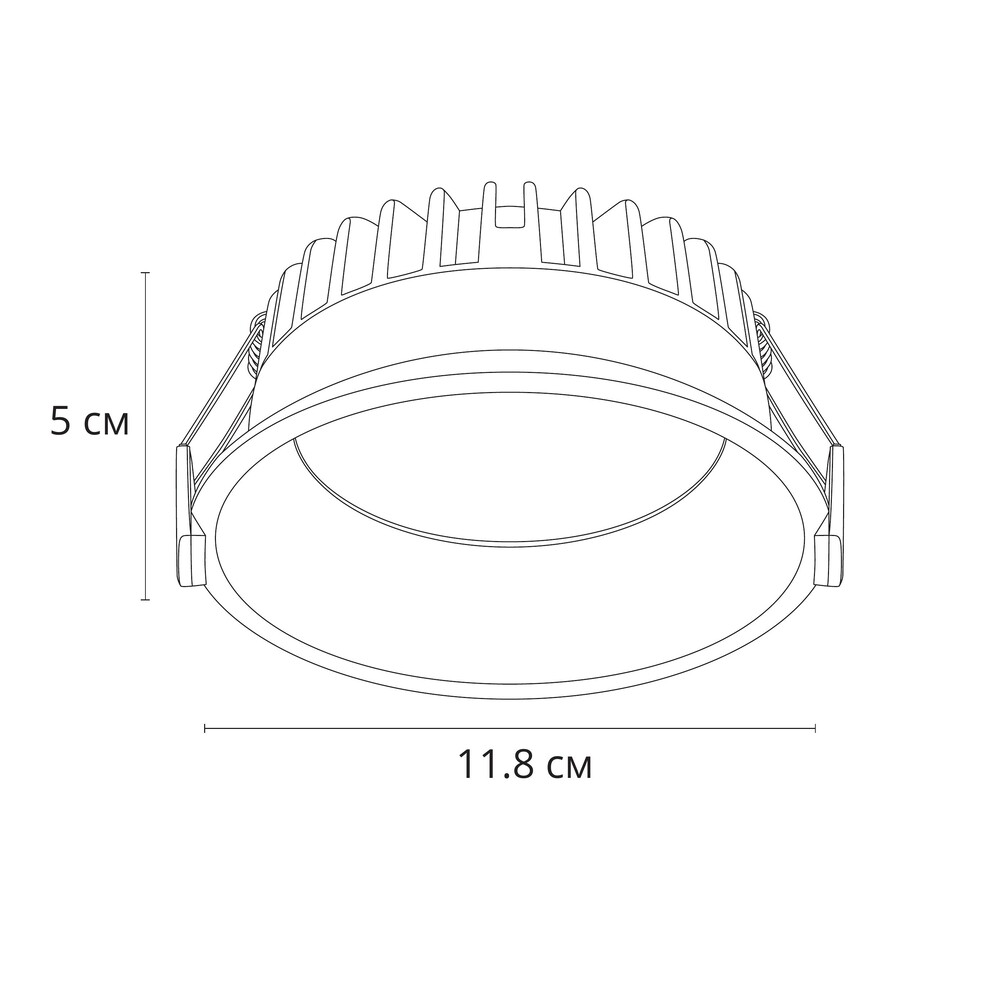 Точечный встраиваемый светильник Arte Lamp Frame A7994PL-1BK