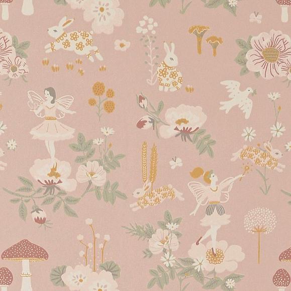 Обои Majvillan 138-03 Old Garden Dusty Rose