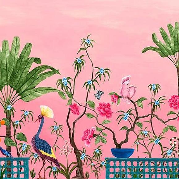 Панно Coordonne 8800130V Neo-Tea Garden Pink