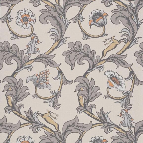 Обои Little Greene 0245STSTERL Stag Trail Sterling