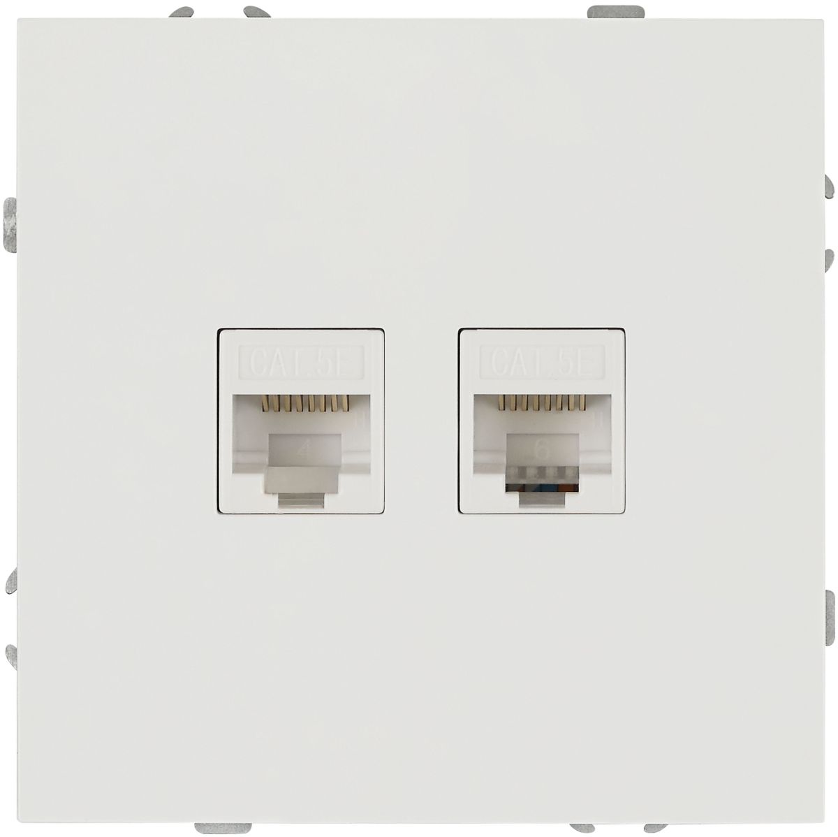 Розетка Эра Galaxy 15-3108-08 информационная двойная 2XRJ45 IP20 белый матовый Б0070770
