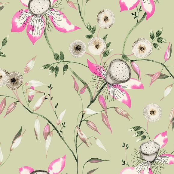 Обои York BL1791 Dream Blossom Light Green