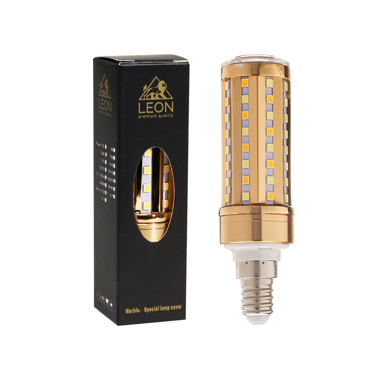 Светодиодная лампа LEON LE0770-12W-MULTY-E14 GD