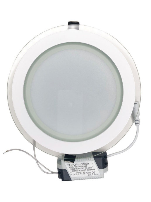 Встраиваемый светильник Elvan VLS-705R-18W-WW-Wh