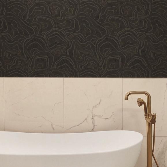 Обои York KT2162 Geodes Black
