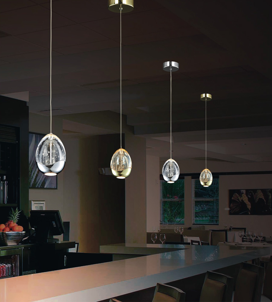 Подвесной светильник DeLight Collection Terrene MD13003023-1A chrome